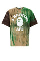 Bape Ice Dye College Relaxed Fit Tee M