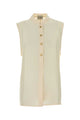 Le Kasha Sleevless Shirt With Side Openings