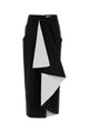 Givenchy Wrapped Skirt With Stitches Detailing
