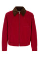 Ami Zippedamidecoeurjacketwithvelvetcollar
