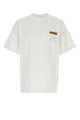 Bottega Veneta T-Shirt Taschino Con Dettaglio Pelle