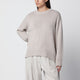 Lisa Yang Noor Crewneck Sweater In Sand Cashmere