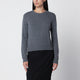 Lisa Yang Mable Crew-Neck Sweater In Graphite Cashmere