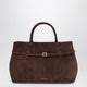 Manu Atelier Le Cambon 35 Dark Brown Suede Bag