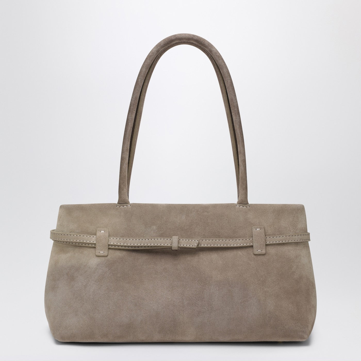 Manu Atelier Le Cambon East West Sughero Bag In Suede