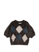 Lisa Yang Juniper Argyle Sweater