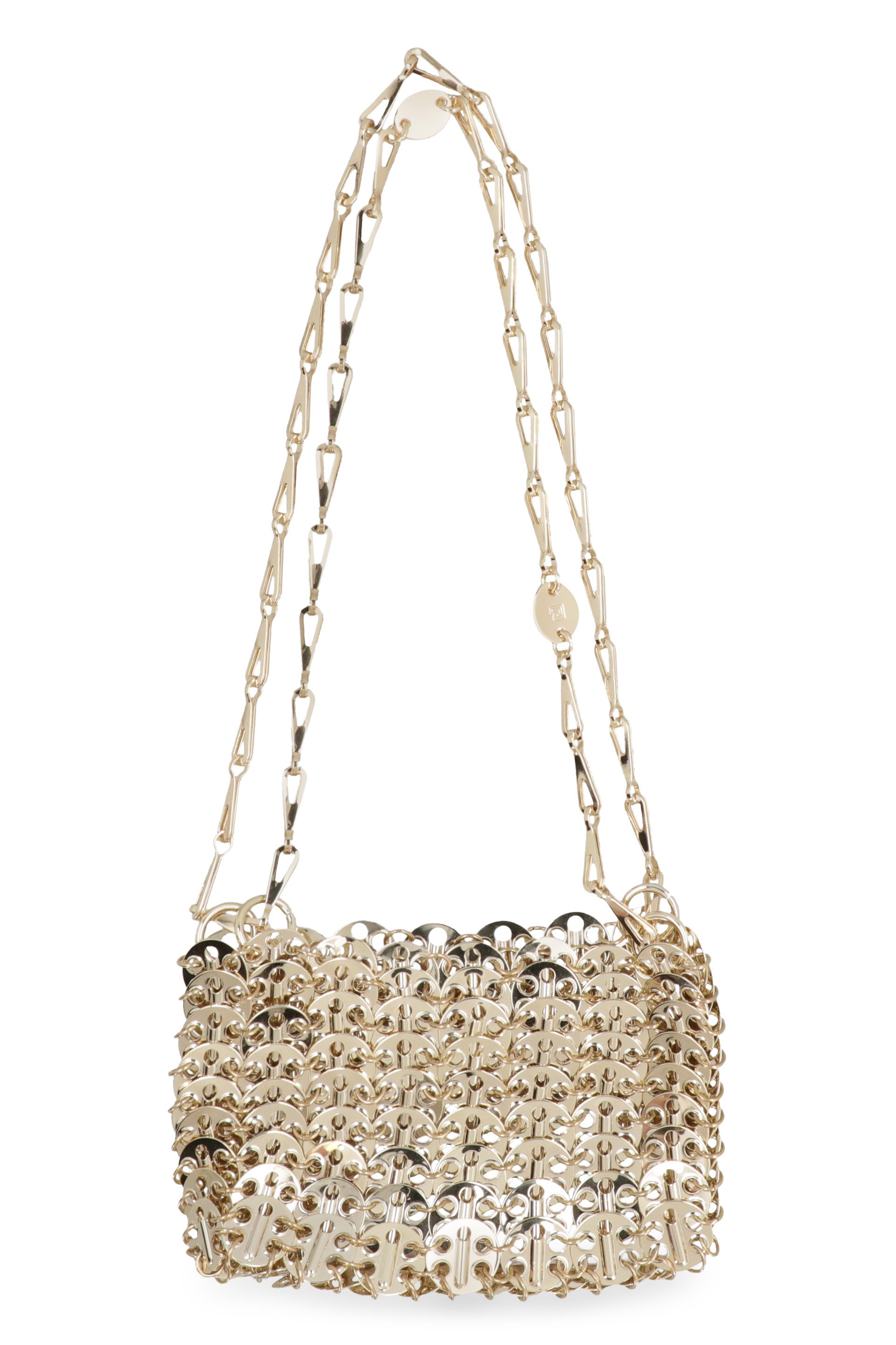 Paco Rabanne Gold Metal 1969 Nano Shoulder Bag