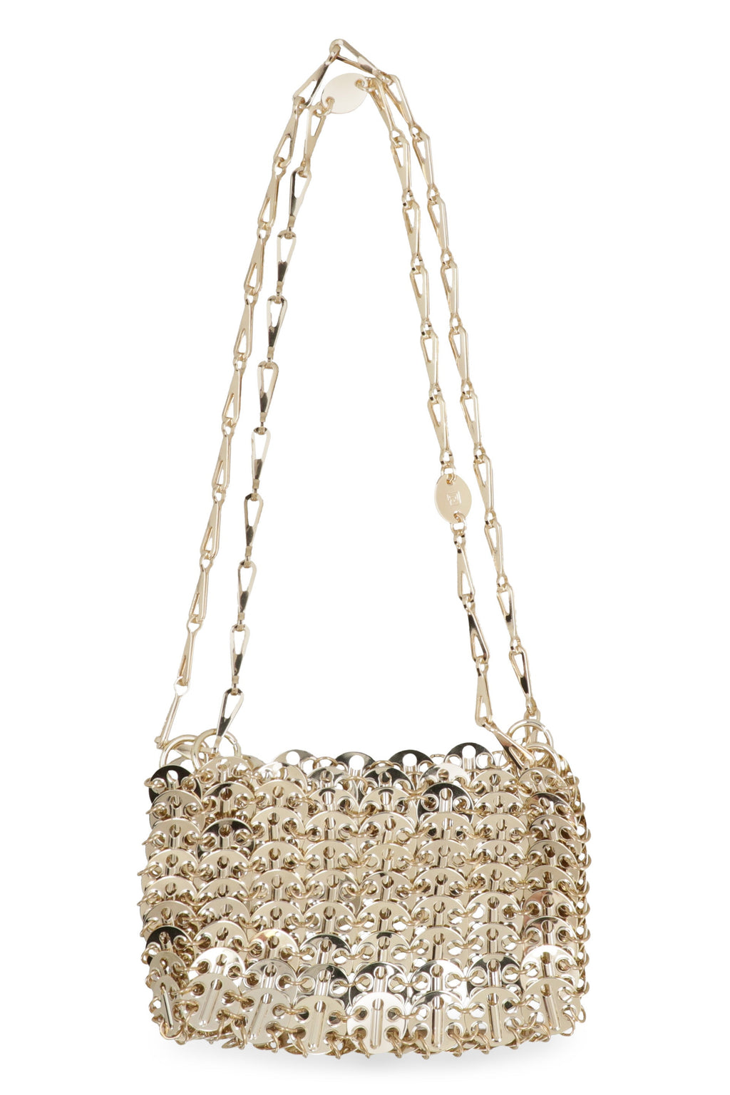 Paco Rabanne Gold Metal 1969 Nano Shoulder Bag