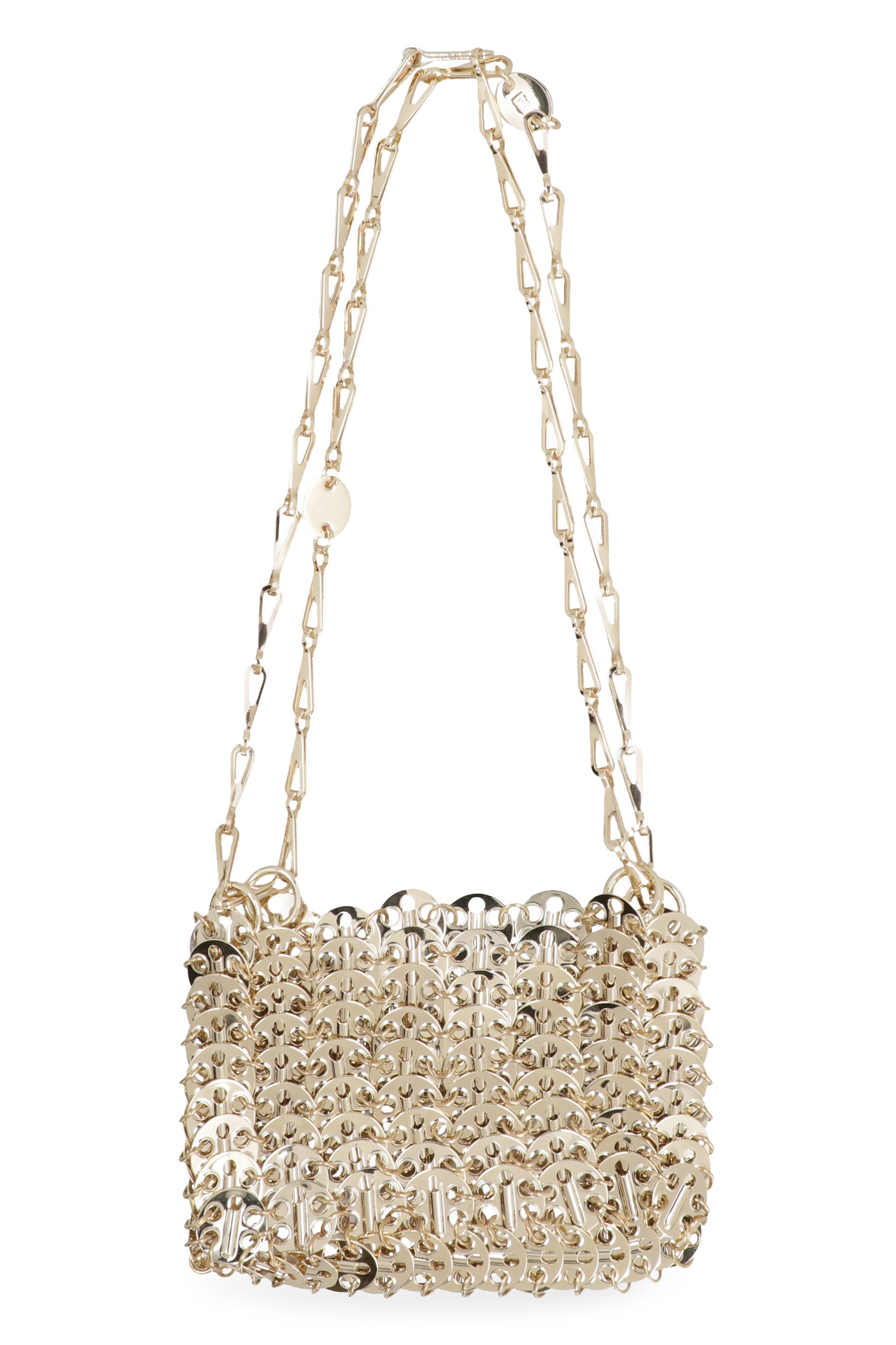 Paco Rabanne Gold Metal 1969 Nano Shoulder Bag