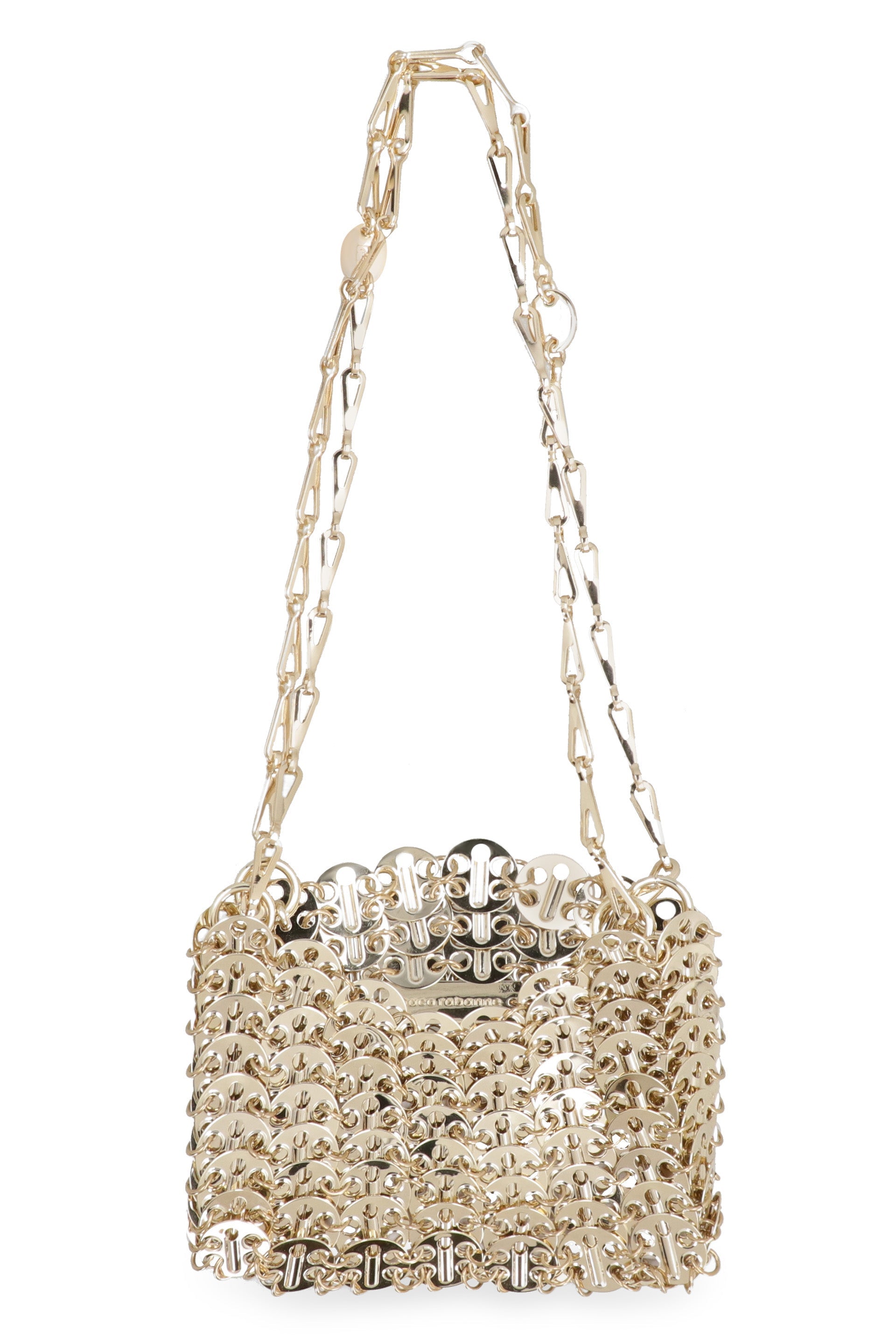 Paco Rabanne Gold Metal 1969 Nano Shoulder Bag
