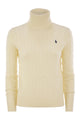 Polo Ralph Lauren Wool And Cashmere Cable-Knit Turtleneck Sweater
