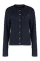 Polo Ralph Lauren Cable Knit Cotton Crew Neck Cardigan
