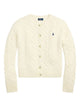 Polo Ralph Lauren Wool And Cashmere Cable Knit Cardigan