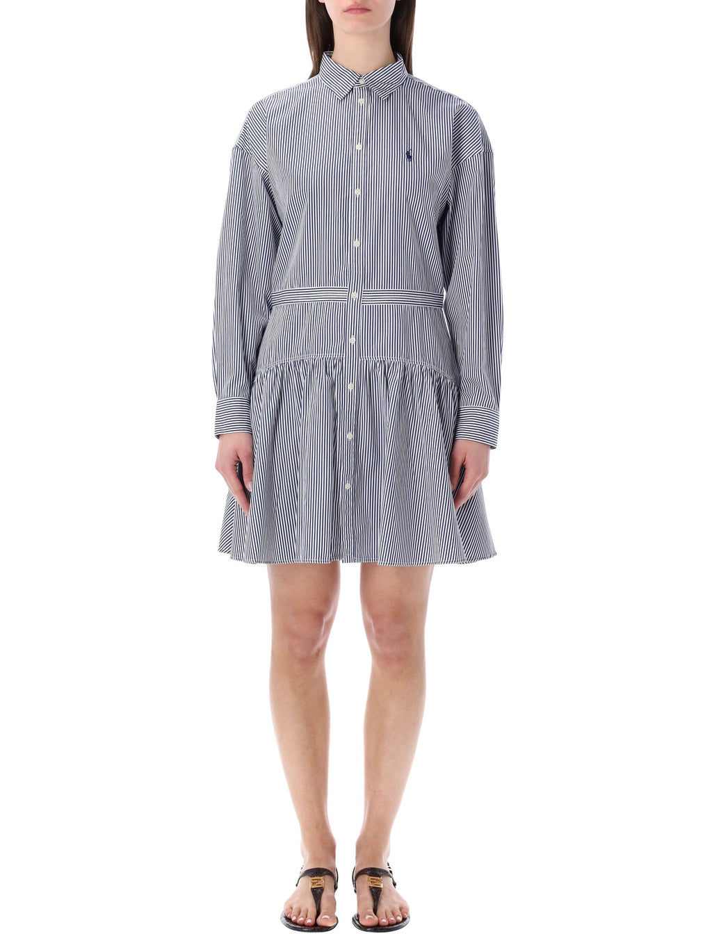 Polo Ralph Lauren Polo Ralph Lauren Striped Cotton Shirt Dress
