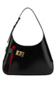 Ferragamo Black Leather Large Arch Shoulder Bag