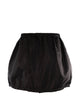Prada Mini Zip-Up Bubble-Hem Skirt