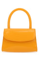 By Far Orange Leather Mini Handbag