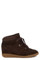 Isabel Marant Sneakers With Wedge And Laces In Leather