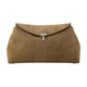Toteme T-Lock Clutch -  - Leather - Beige