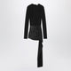 The Attico  Mini Black Dress With Thermostrass