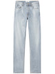 The Attico Sky Blue Long Cotton Trousers