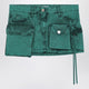 The Attico  Fay Green Cargo Miniskirt