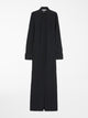 Max Mara Black Poplin Rovigo Shirt Dress