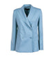 Weekend Max Mara Double-Breasted Blazer In Stretch Wool Canvas