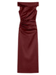 Max Mara Pianoforte "Opaco" Boat Neck Long Dress