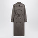 Toteme Taupe Doublebreasted Cottonblend Trench Coat