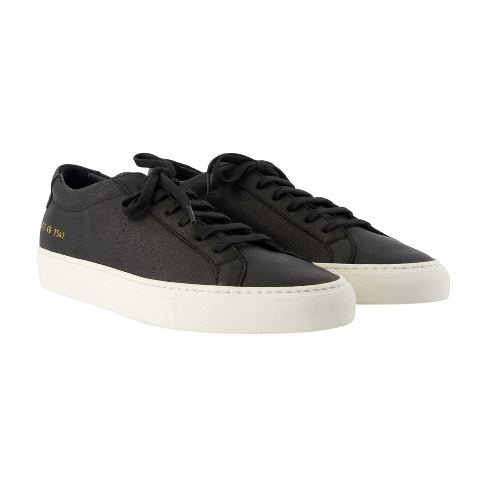 Common Projects Achilles Premium Sneakers -  - Leather - Black