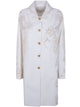 Dries Van Noten "Rondero" Embroidered Single Braisted Coat