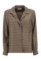 Max Mara Mxmdisco - Semi-Fitted Printed Silk Shirt
