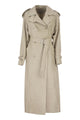 Max Mara Mxspedaggi - Long Pure Linen Trench Coat
