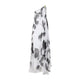 Max Mara Mxefuggito - One-Shoulder Pleated Printed Long Dress