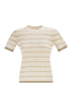Max Mara "Mxpfavetta" Stripes Silk Cashmere Sweater