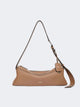 Max Mara Leather Shoulder Bag With East West Design