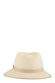 Max Mara Mxadolmen - Woven Straw Hat With Grosgrain Band
