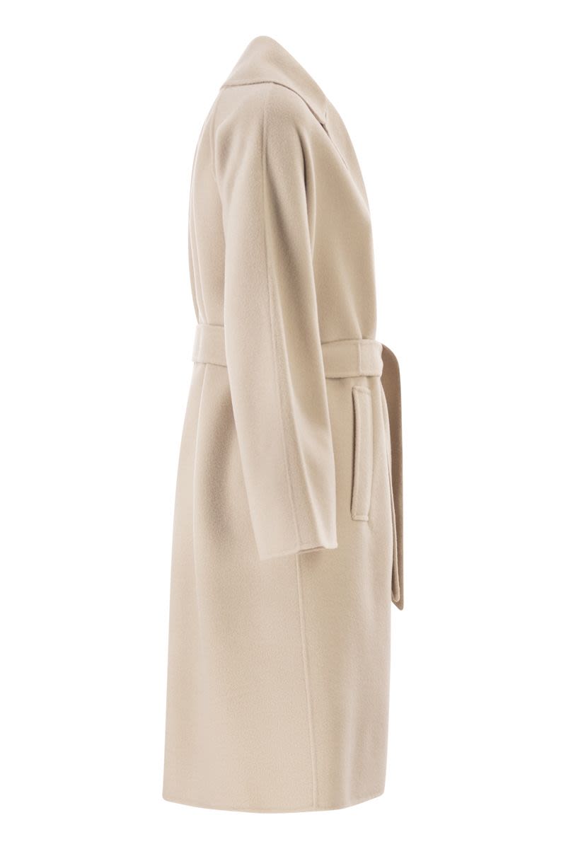 Weekend Max Mara Wkdcivada - Double Wool Blend Dressing Gown Coat