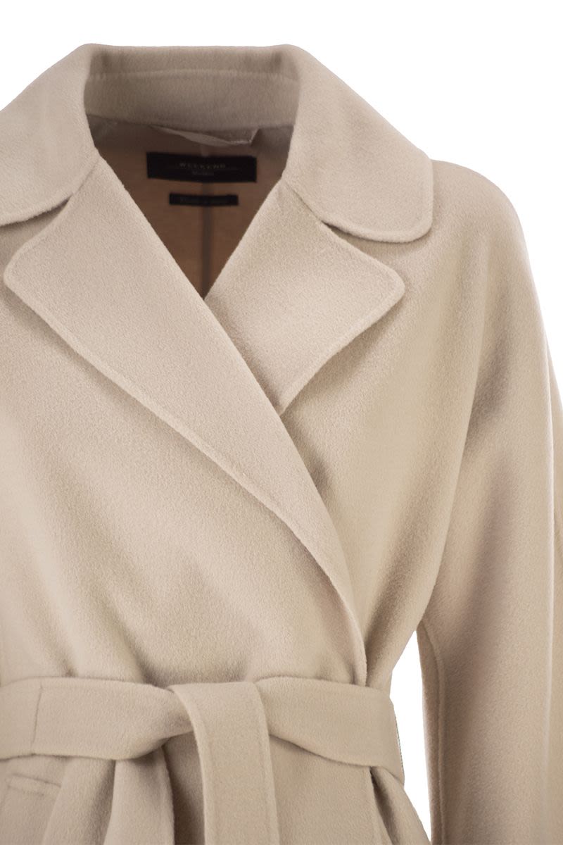 Weekend Max Mara Wkdcivada - Double Wool Blend Dressing Gown Coat