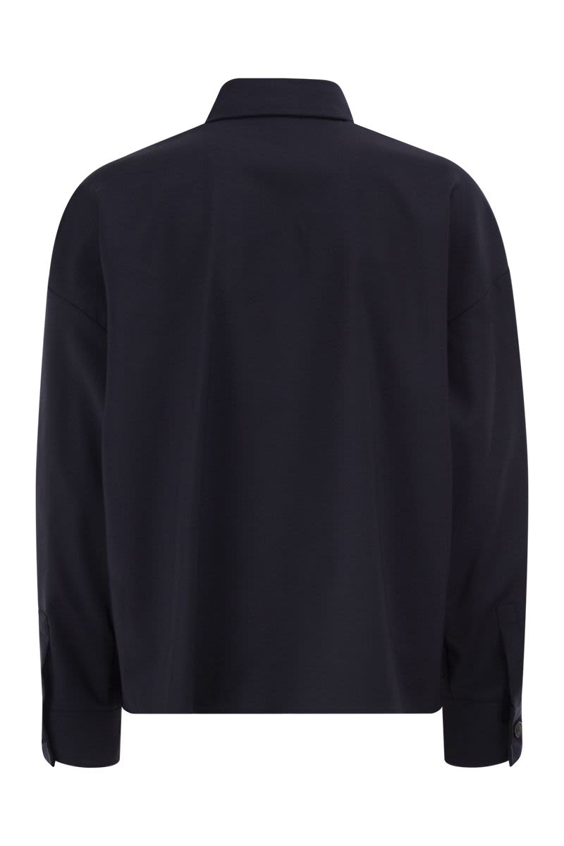 Weekend Max Mara Wkdmulino - Cropped Wool Canvas Jacket