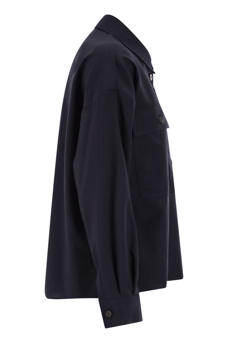 Weekend Max Mara Wkdmulino - Cropped Wool Canvas Jacket