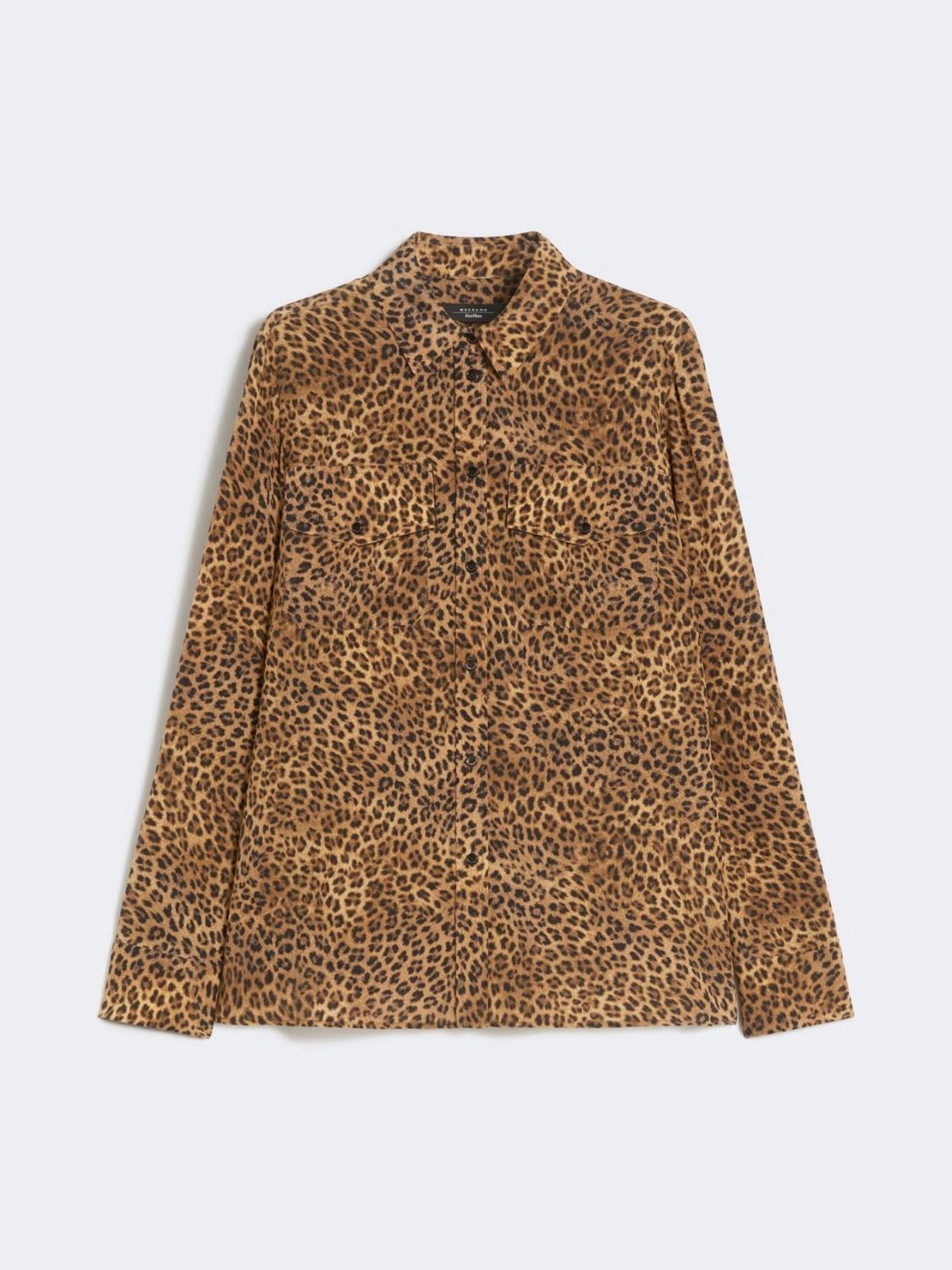 Weekend Max Mara Wkdlemma - Printed Silk Shirt With Pockets