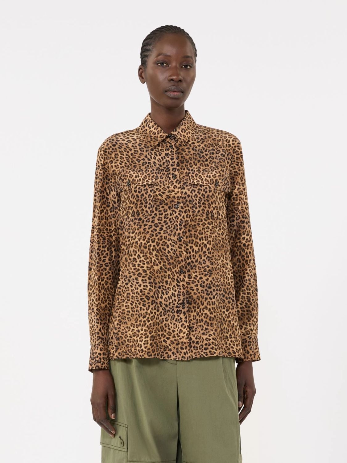Weekend Max Mara Wkdlemma - Printed Silk Shirt With Pockets