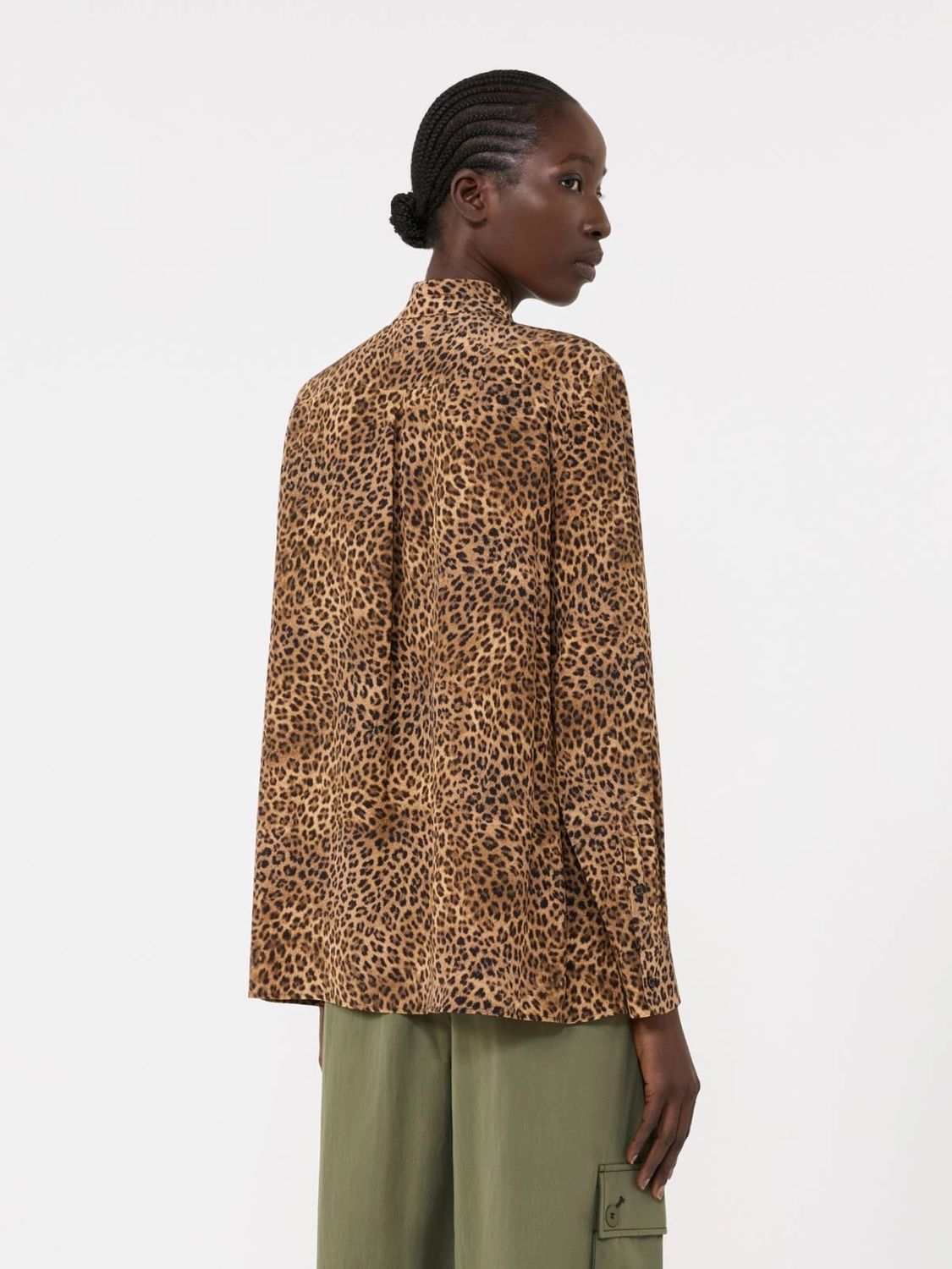 Weekend Max Mara Wkdlemma - Printed Silk Shirt With Pockets
