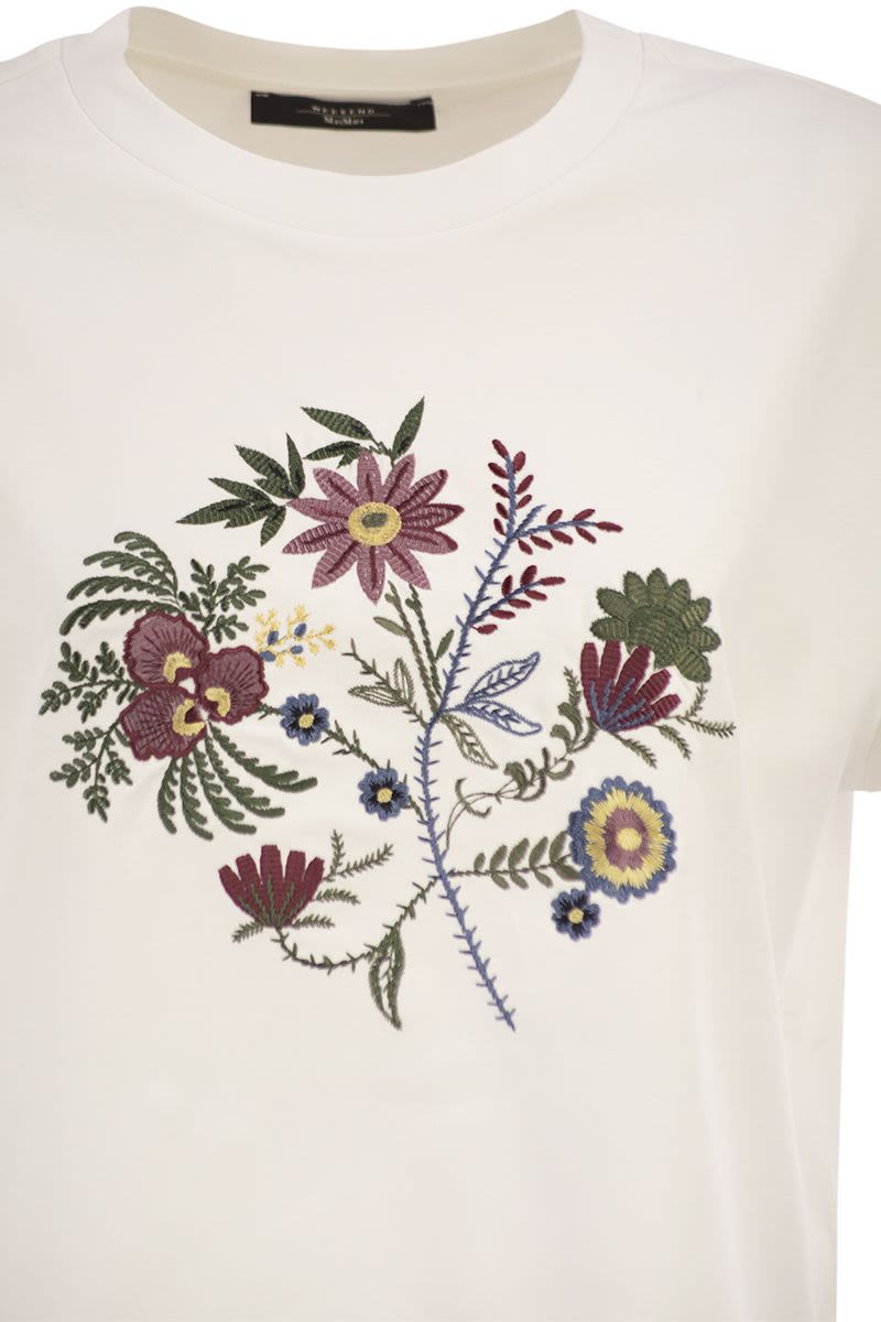 Weekend Max Mara Wkdsabato - Cotton Jersey T-Shirt With Print