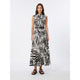 Max Mara Mstwest - Printed Cotton Shirt Dress With Belt