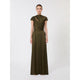 Max Mara Studio Cut-Out Belted Jumpsuit