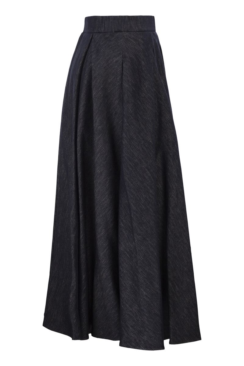S Max Mara Smmalex - Corolla Skirt In Cotton Blend