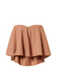 Twin-Set Twinset High-Low Strapless Top